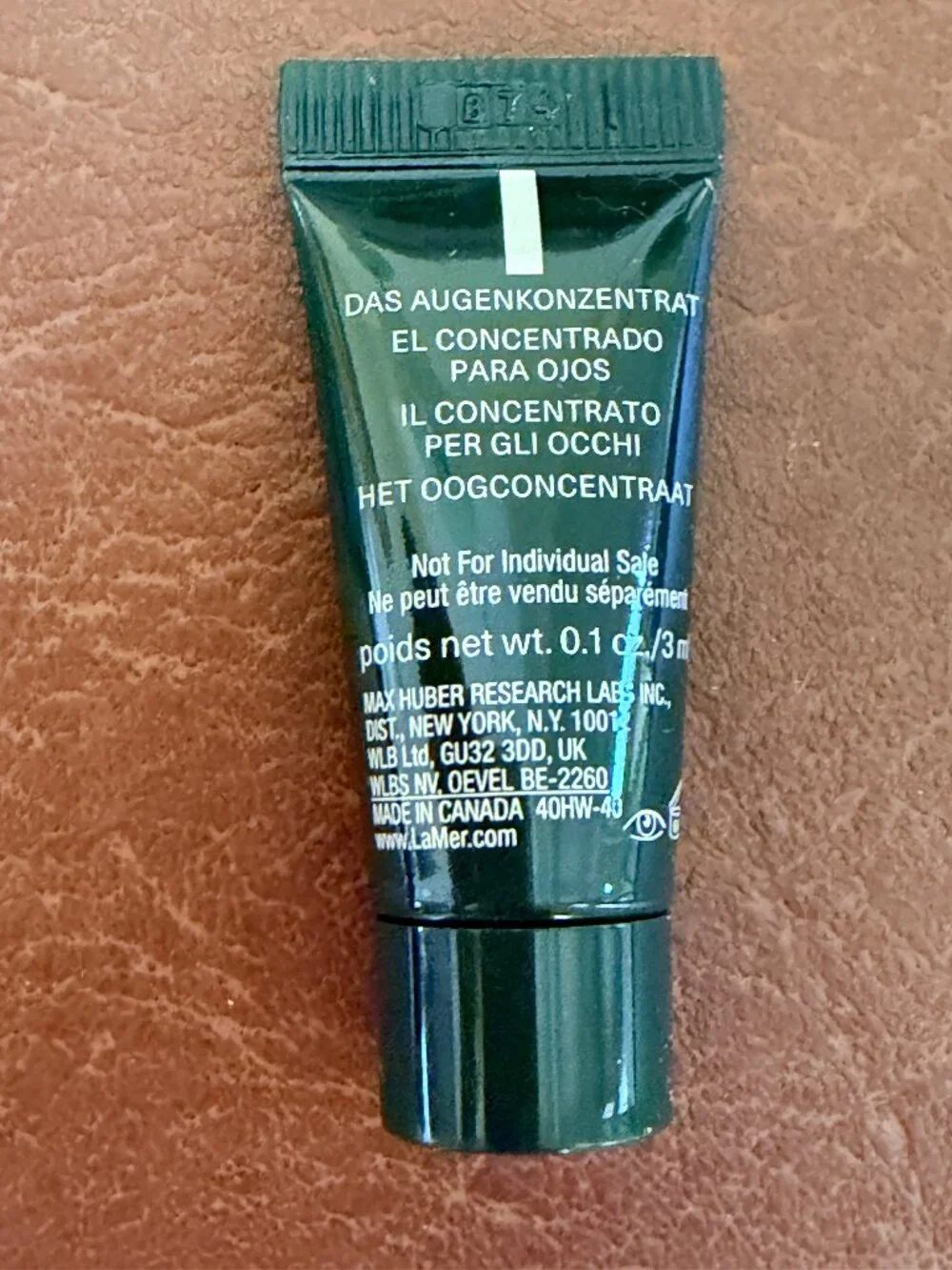 La Mer The Eye Concentrate Eye Cream Travel Size
